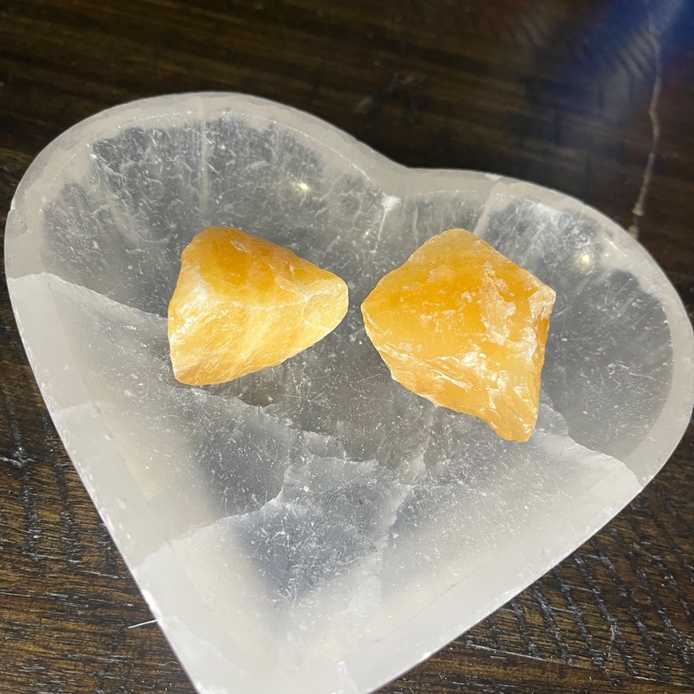 Raw Orange Calcite
